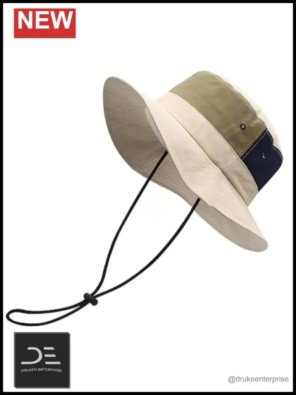 Waterproof Bucket Hat with Chin Strap UPF 50+ Sun Protection Quick Dry for